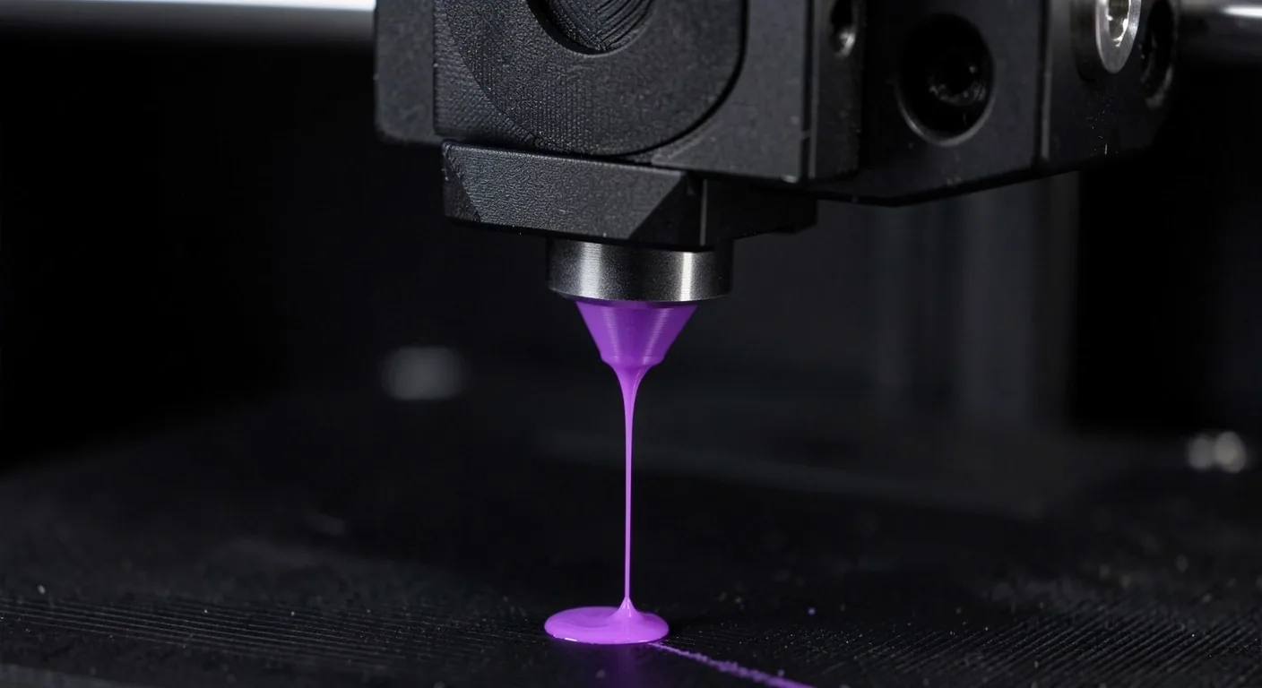 3D yazıcı ekstrüder nozül yakın çekim