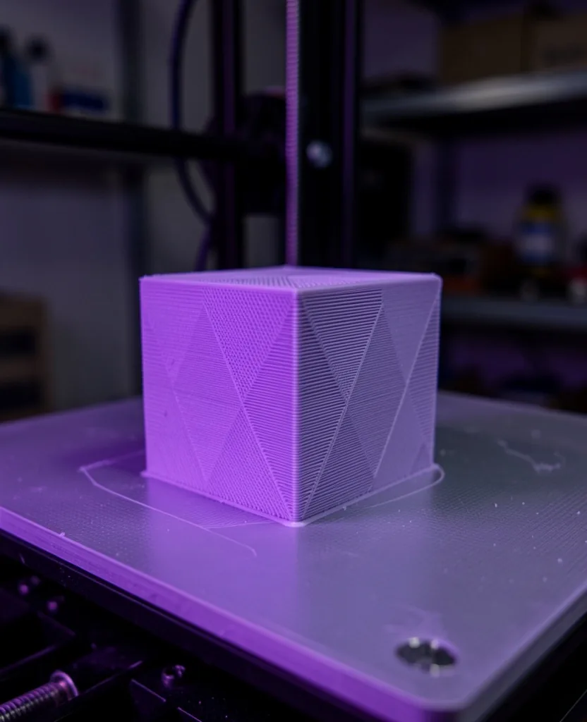 3D yazıcı baskı kalibrasyon test parçası