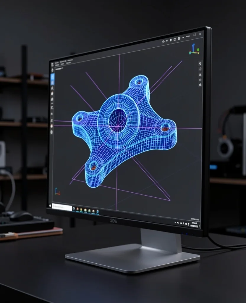 Parametrik CAD modelleme arayüzü kabartması