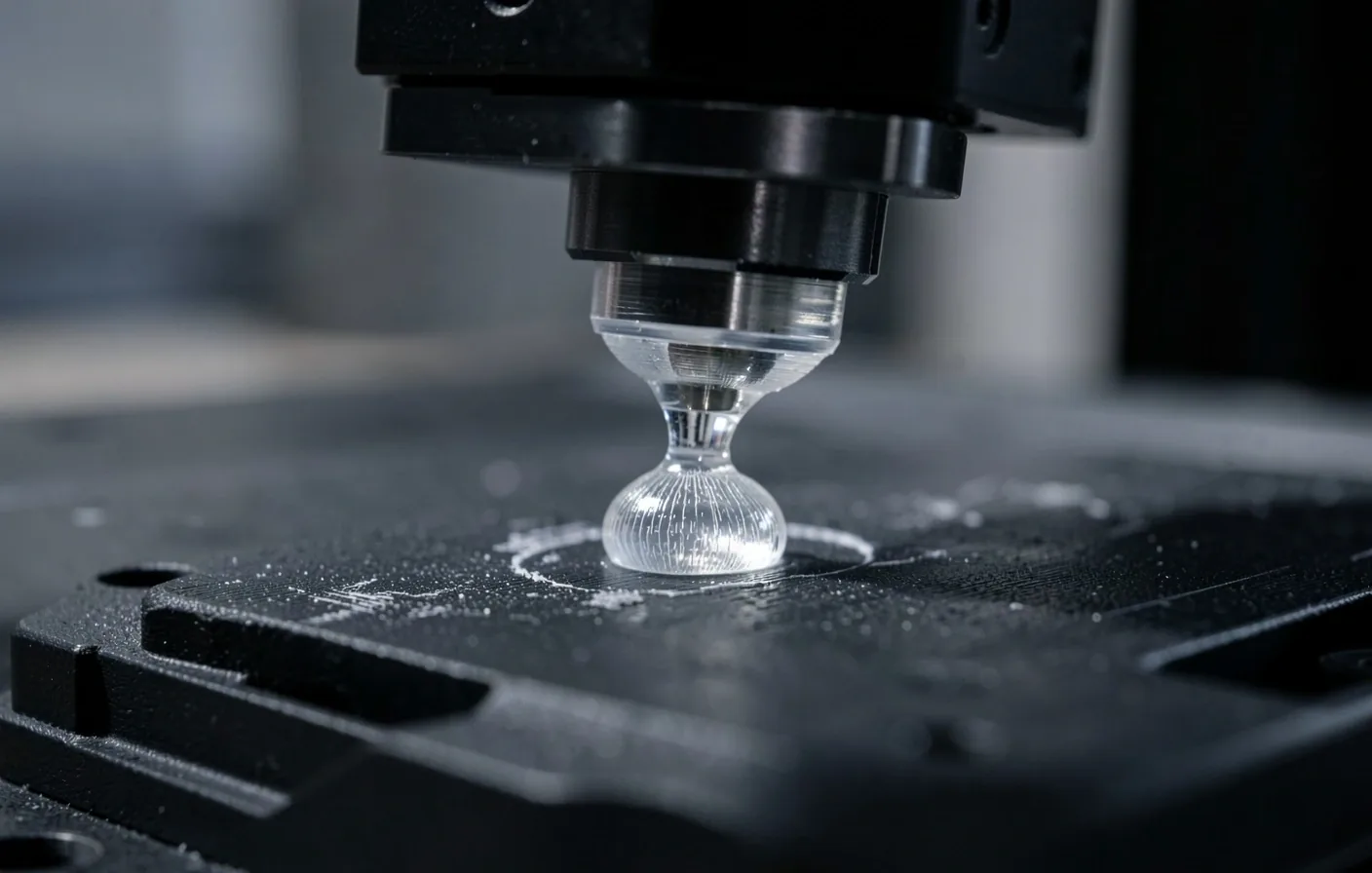 3D yazıcı ekstrüder nozül yakın çekim