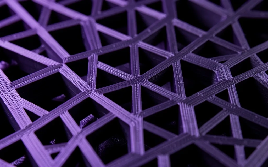 Karmaşık geometrili 3D baskı parça detayı