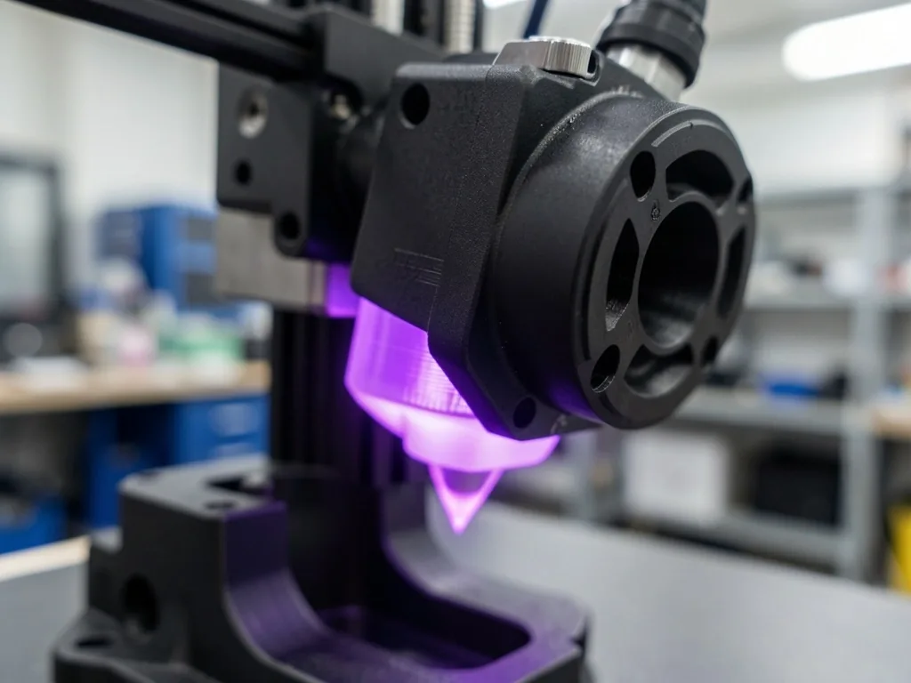 3D yazıcı nozülü katman ekstrüzyon detayı