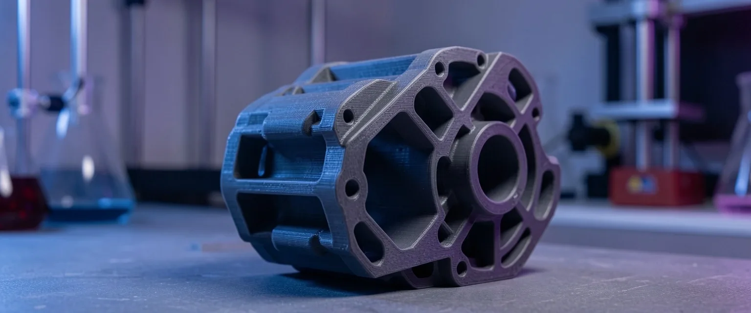 FDM ile üretilen PETG manifolt prototipi
